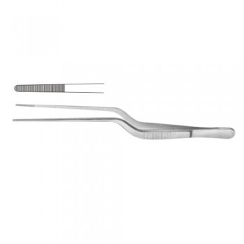 Adson Ear Forcep Bayonet Shaped Stainless Steel, 17.5 cm - 7"